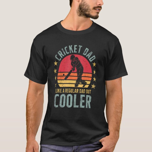 Cricket-Vater wie ein regulärer Vater, aber Cooler T-Shirt (Vorderseite)