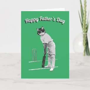 Cricket Vatertag Karte