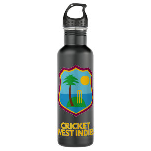 Cricket West Indies Support Tank Top Edelstahlflasche