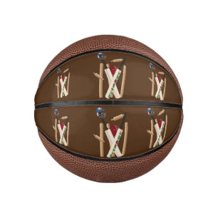Cricket-Wickel, -Fledermäuse und -Ball, Mini Basketball