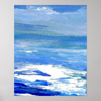 CricketDiane Ocean Poster Distant Sky