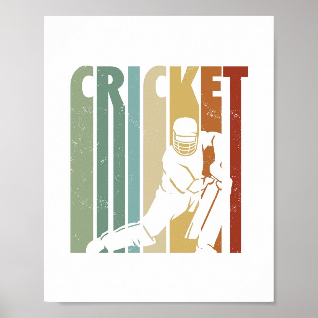 Cricketgerät Poster (Vorne)