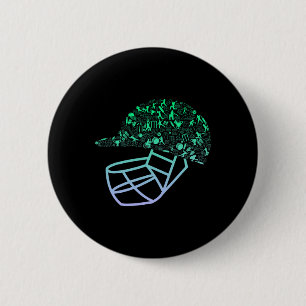 Crickethelm für Cricketspieler Jungen Cricket Button