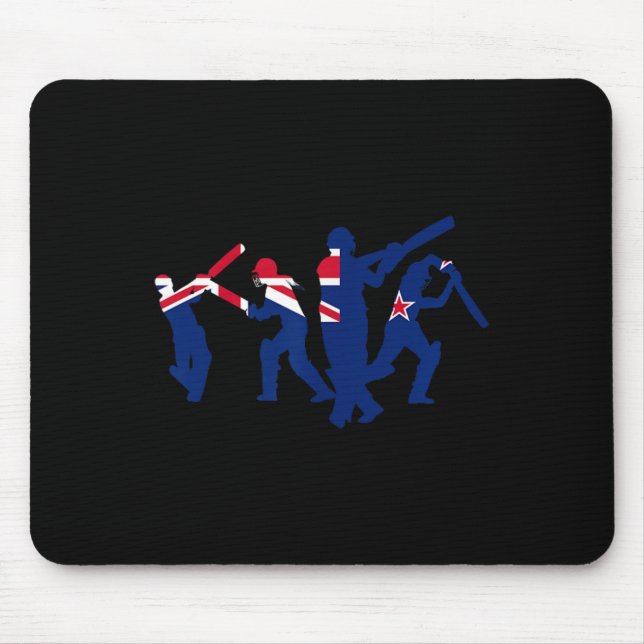 Cricketspieler-Designs  Mousepad (Vorne)