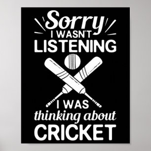 Cricketspieler Ll T Trainer Cricketspieler  Poster