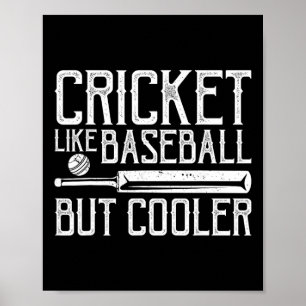 Cricketspieler-Outfit Cricket Bowler Cricket-Match Poster