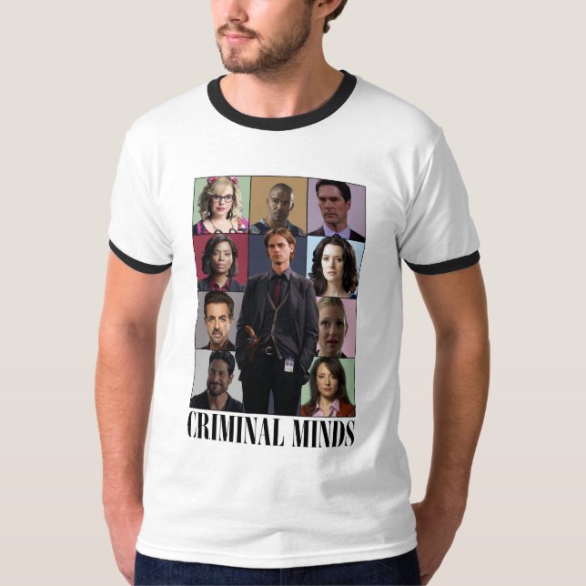 Crime Profiler Team Grafik T-Shirt für Männer (Vorderseite)