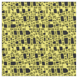 Crime Scene-Band-Gewebe Stoff