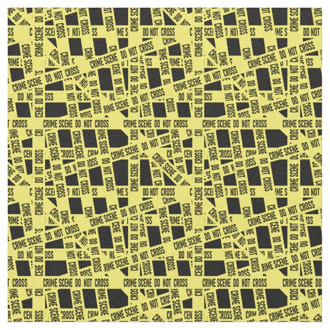 Crime Scene-Band-Gewebe Stoff (Nahaufnahme)