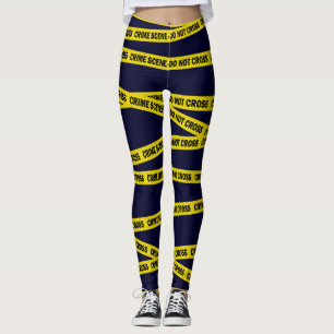 Crime Scene CSI Polizistin Detective Sheriff Leggings