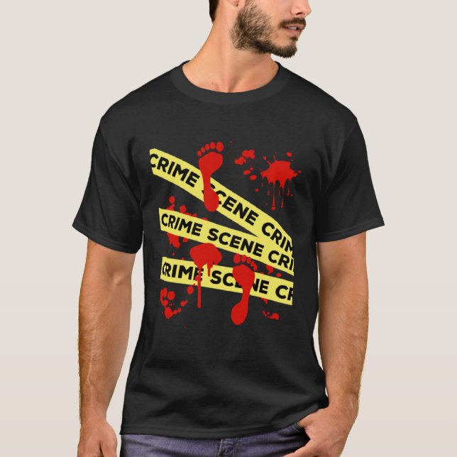 Crime Scene Investigation Tape T-Shirt (Vorderseite)