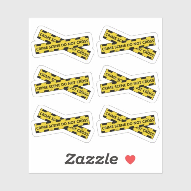 Crime Scene zeigt Podcasts Erinnerung Planner Aufkleber (Blatt)