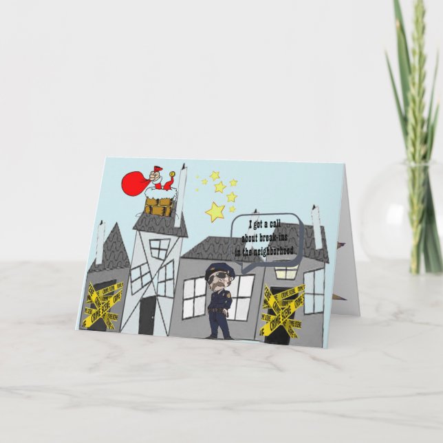 Crime Solvers Feiertagskarte (Vorderseite)