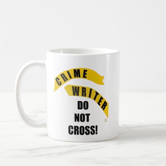 Crime Writer No Crossing Genre Author Spaß Kaffeetasse (Links)
