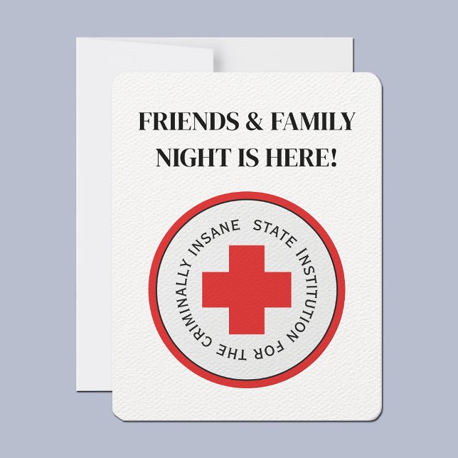 Criminal Insane Institute Halloween-Party Einladung (Von Creator hochgeladen)