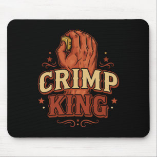 Crimp King Bouldering Kletterfun Mousepad