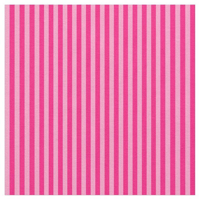 Crimson and Carnation Pink Stripes Stoff (Nahaufnahme)