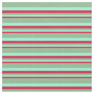 Crimson, Aquamarine & Dark Sea Green Colours Stoff