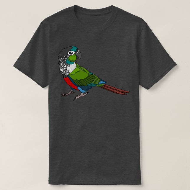 Crimson Bellied Conure T-Shirt (Design vorne)