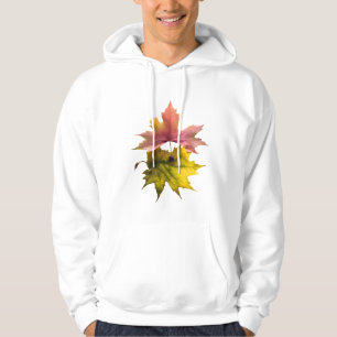 Crimson-Blätter Herbstlich Inspiriert Gemütliche Hoodie