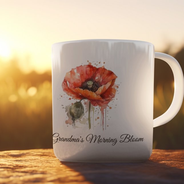 Crimson Bloom, custom Kaffeetasse (Von Creator hochgeladen)