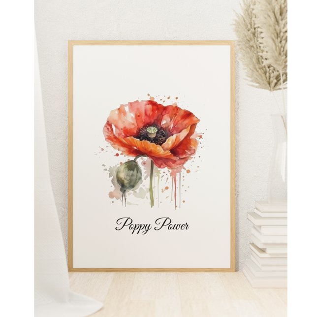 Crimson Bloom, custom Poster (Von Creator hochgeladen)