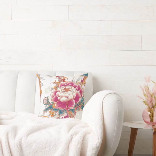 Crimson Bloom Kissen (Liege)