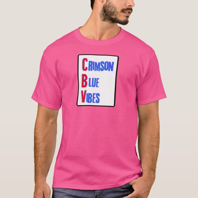 Crimson Blue Vibes T-Shirt (Vorderseite)