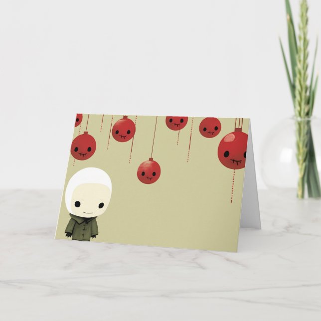 Crimson Cheer Karte (Vorderseite)