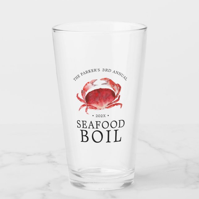 Crimson Crab Bob Glas (Vorderseite)