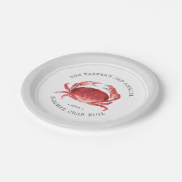 Crimson Crab | Crab Boil Event Grau Pappteller