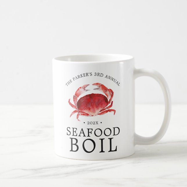 Crimson Crab | Crab Boil Themed Event Kaffeetasse (Rechts)