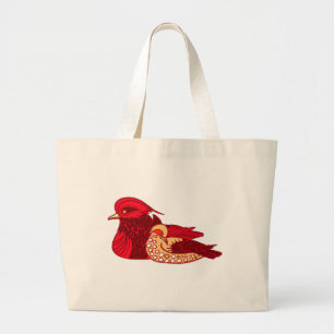 Crimson Duck Splendor Jumbo Stoffbeutel