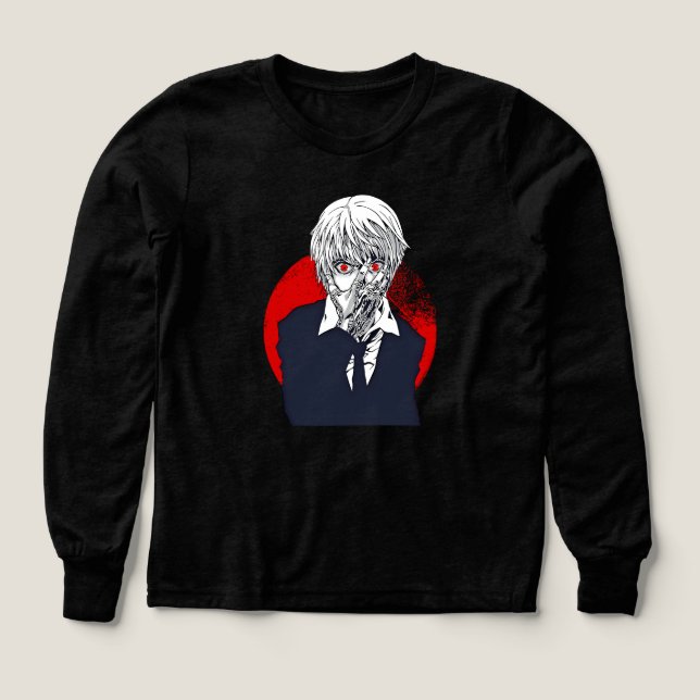 Crimson Eyes Chain Warrior T-Shirt (Design Vorderseite)