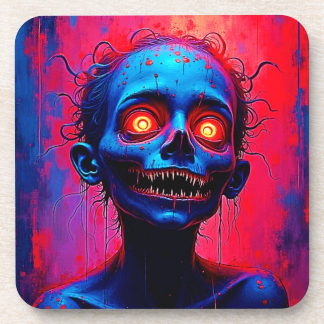 Crimson Eyes: Horror des Geistes Getränkeuntersetzer (Vorderseite)