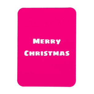 Crimson Festive Frohe Weihnachten Magnet