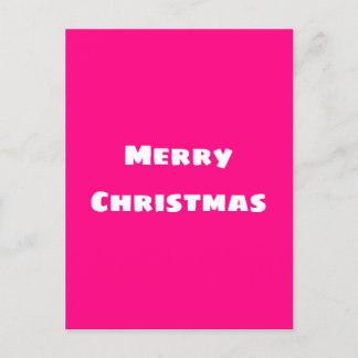 Crimson Festive Frohe Weihnachten Postkarte