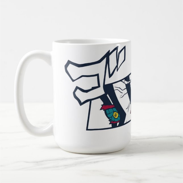 ☕🔥Crimson Fist Café Tasse (Links)