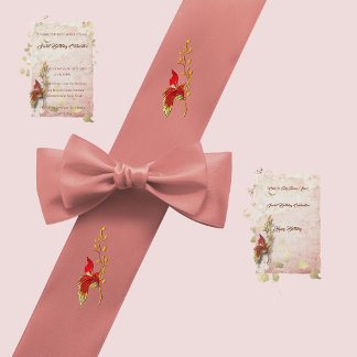 Crimson flüstert 40. Geburtstagseinladung Einladung