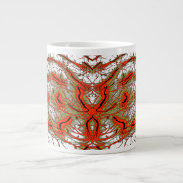 Crimson Fractalcore Jumbo Mug Jumbo-Tasse