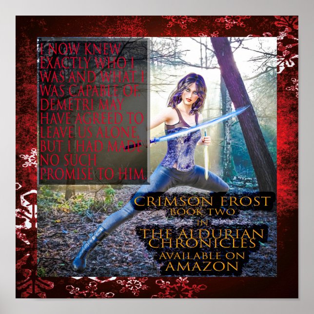 Crimson Frost Poster Semi Gloss (Vorne)