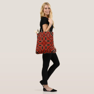 Crimson Geometric Kaleidoscope