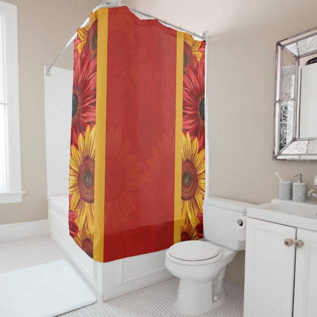 Crimson Gold Duschvorhang (Beispiel)
