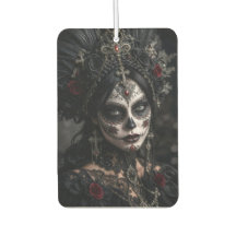 Crimson Gothic Calavera – Schwarze Rose