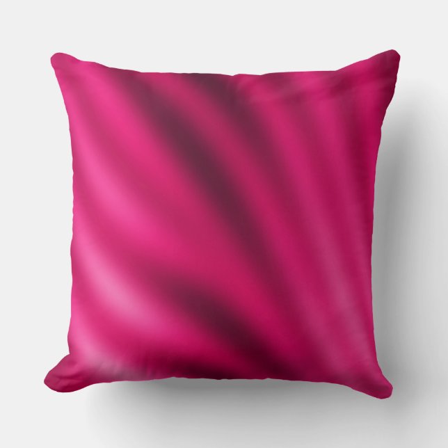 Crimson Gradient Abstrakt Kissen (Vorderseite)