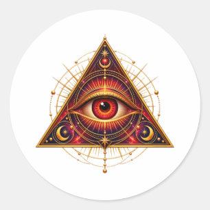 Crimson Guardian Eye Aufkleber