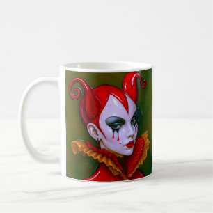 Crimson Harlequin Kaffeetasse