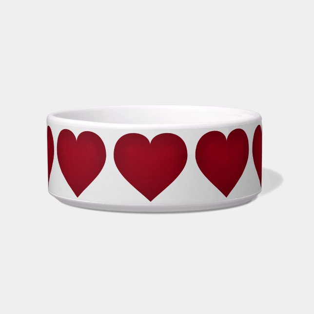 Crimson Hearts Bowl Napf (Vorderseite)