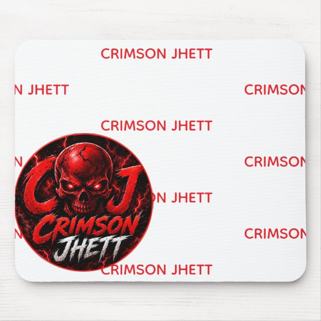 Crimson Jhett-Mauspad Mousepad (Vorne)