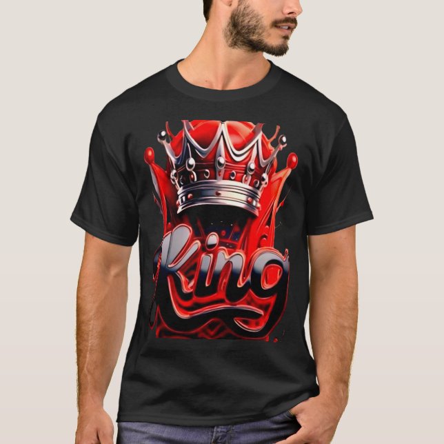 Crimson King Silver Crown - Urban Streetwear Editi T-Shirt (Vorderseite)